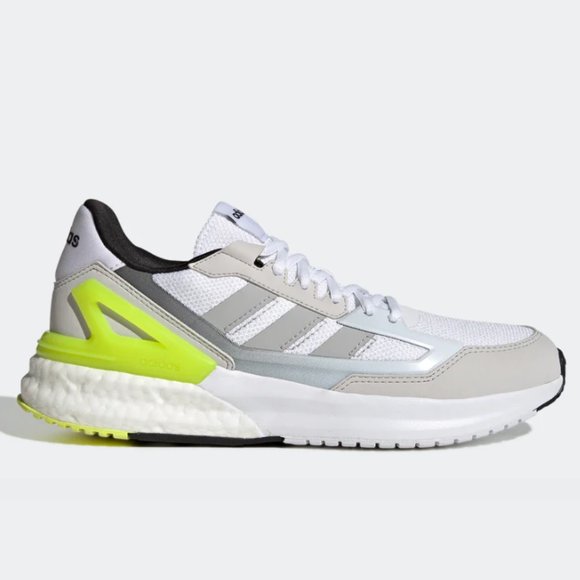 NWT ADIDAS Essentials Nebzed Super Boost Shoes White 11 - Picture 1 of 14
